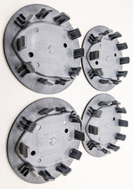 Porsche Wheel Centre Caps Badge Emblem - 76mm - Silver Finish  9P1601147