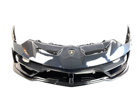 LAMBORGHINI AVENTADOR SVJ CARBON FRONT BUMPER WITH CARBON SPLITTER