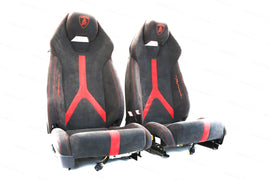 LAMBORGHINI HURACAN PERFORMANTE COMFORT SEATS BLACK/ RED 4T0882011B/ 4T0882012B