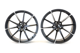 MCLAREN 720S MSO TURBINE ALLOY WHEELS - BLACK/ MACHINE FINISH 14A3345P