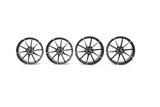 MCLAREN 720S MSO TURBINE ALLOY WHEELS - BLACK/ MACHINE FINISH 14A3345P