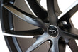 Load image into Gallery viewer, MCLAREN 720S MSO TURBINE ALLOY WHEELS - BLACK/ MACHINE FINISH 14A3345P