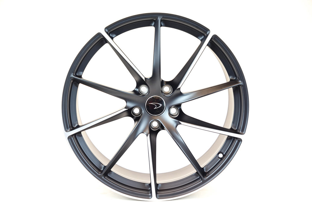 MCLAREN 720S MSO TURBINE ALLOY WHEELS - BLACK/ MACHINE FINISH 14A3345P