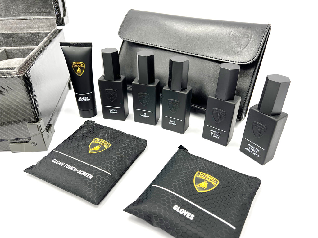 GENUINE LAMBORGHIN SVJ EDITION CARBON WATCH BOX/ CASE INC AFTERCARE PACK