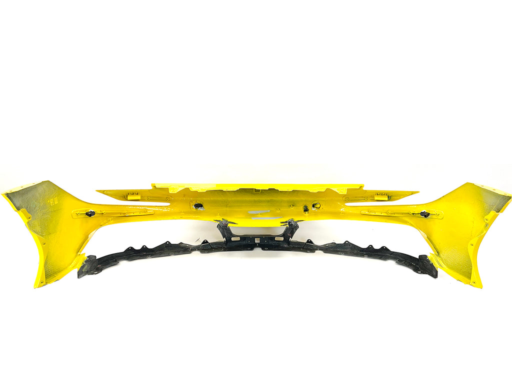 FERRARI SF90 STRADALE FRONT CARBON BUMPER WITH PARKING SENSOR YELLOW 985876282