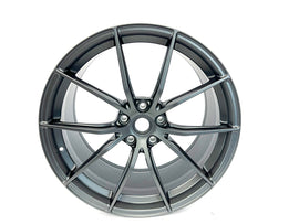 GENUINE FERRARI 812 SUPERFAST ULTRA LIGHT 10 SPOKE FRONT WHEEL - GREY 313965