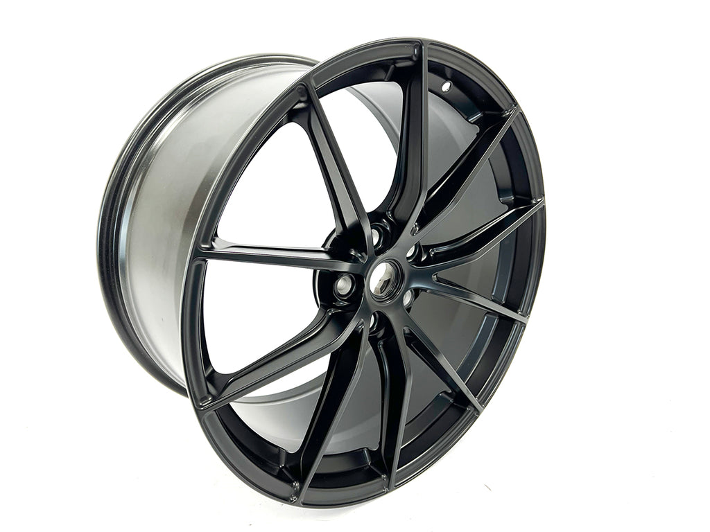 GENUINE FERRARI 812 SUPERFAST ULTRA LIGHT 10 SPOKE FRONT WHEEL - BLACK 313965
