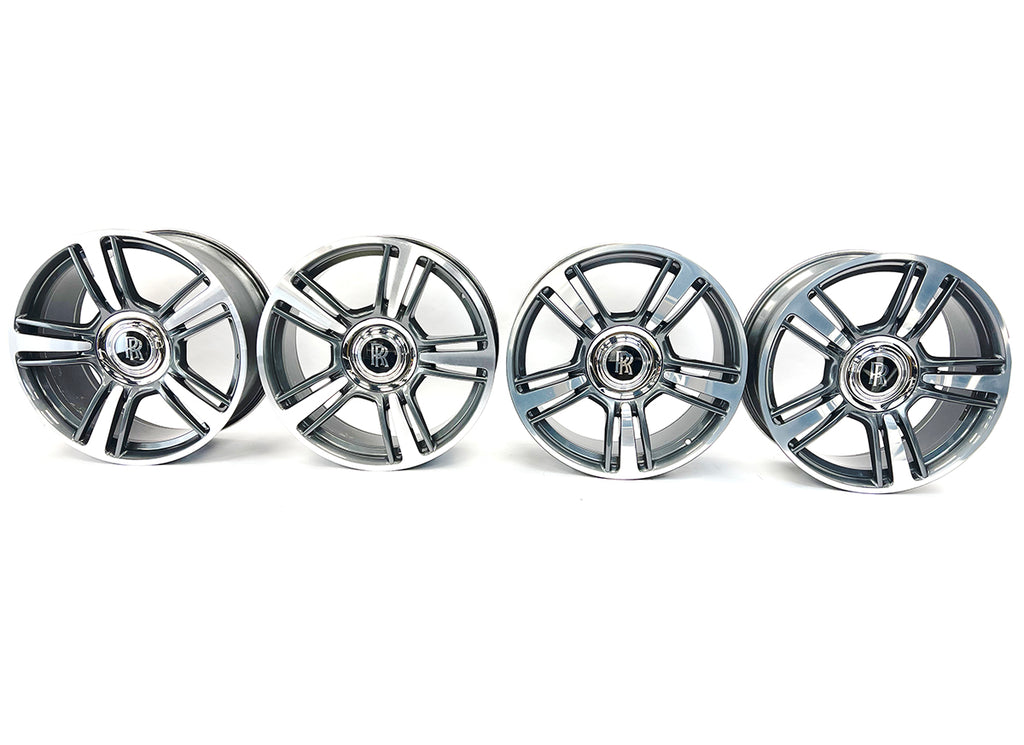 ROLLS ROYCE 21" WRAITH ALLOY WHEELS BI-COLOUR - COMPLETE SET 6862611