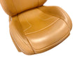 Load image into Gallery viewer, FERRARI F12 FRONT RIGHT COMFORT SEAT IN TAN LEATHER WITH WHITE STITCHING