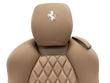 Load image into Gallery viewer, GENUINE FERRARI CALIFORNIA FRONT LEFT SEAT IN BROWN WITH DIAMOND PATTERN