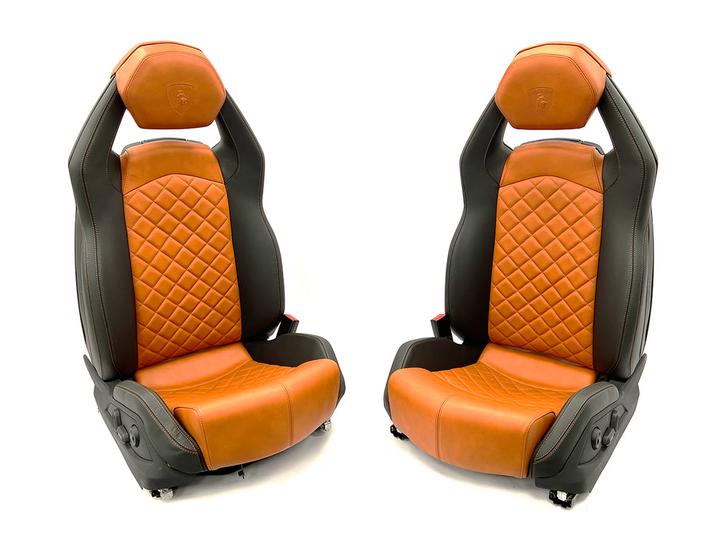 LAMBORGHINI AVENTADOR AD-PERSONAN TERRA ELEGANTE "TAN" COMFORT SEATS