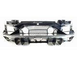 LAMBORGHINI AVENTADOR ULTIMAE/ SVJ CARBON REAR BUMPER WITH CENTER GRILL