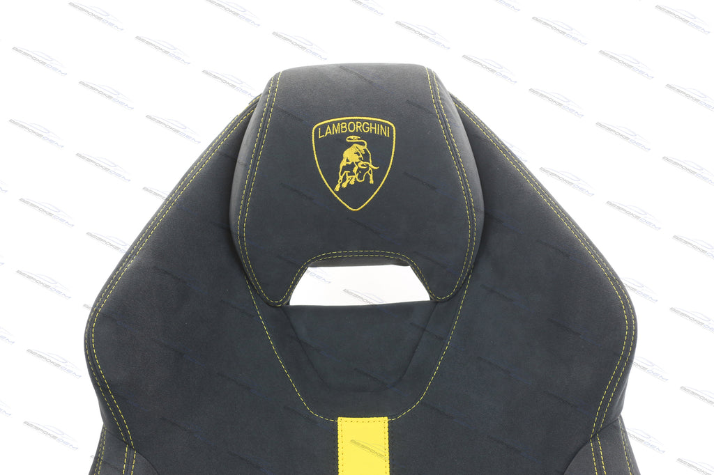 LAMBORGHINI HURACAN PERFORMANTE COMFORT SEATS IN BLACK-YELLOW