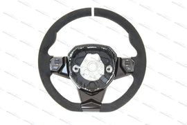 LAMBORGHINI AVENTADOR SVJ ALCANTARA STEERING WHEEL - BLACK/GOLD 470419091A
