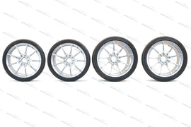 MCLAREN SENNA SUPERLIGHT WHEELS WITH TROFEO R TIRES (SILVER) 15BA214CP 15BA215CP