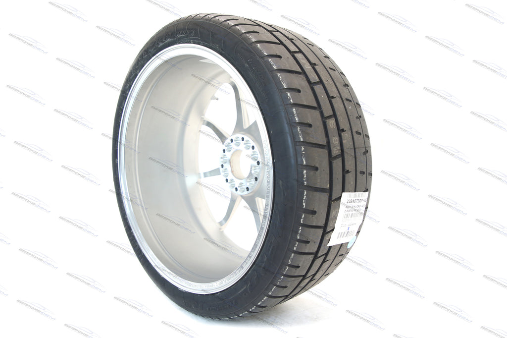 MCLAREN SENNA ALLOY SILVER WHEELS SET WITH PIRELLI TROFEO TYRES