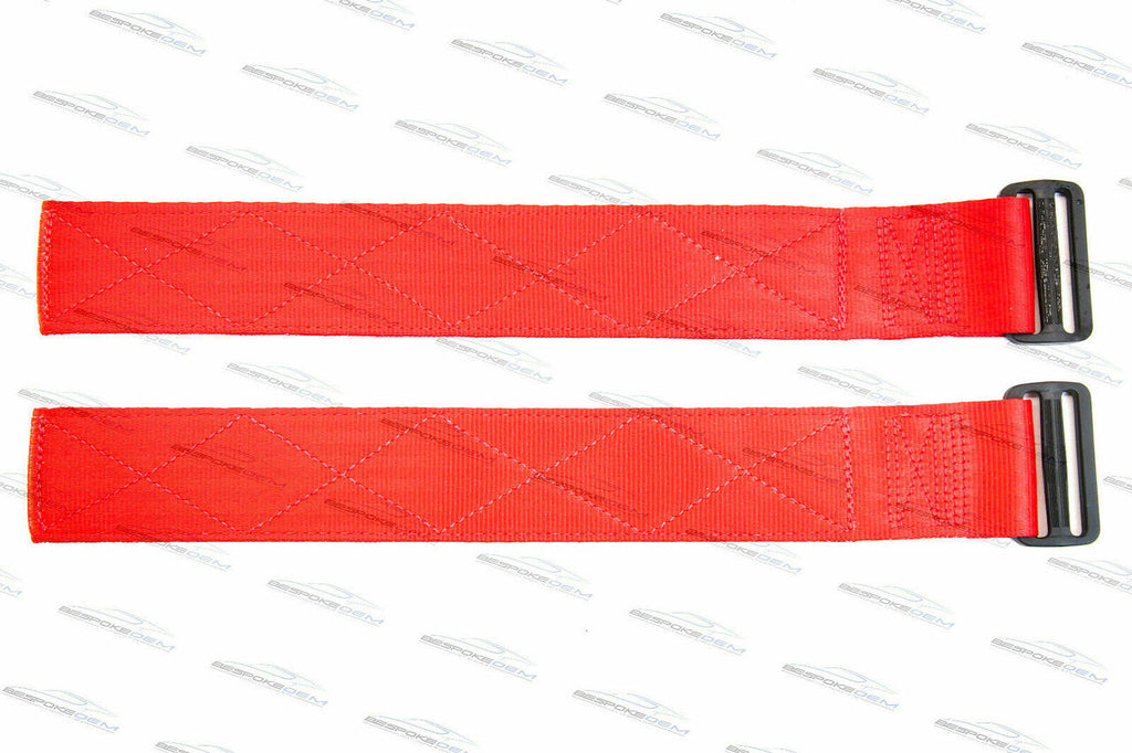 MCLAREN 620R RED TRACK DOOR GRAB PULL SET HANDLES - MULTI FIT 13NA363MP