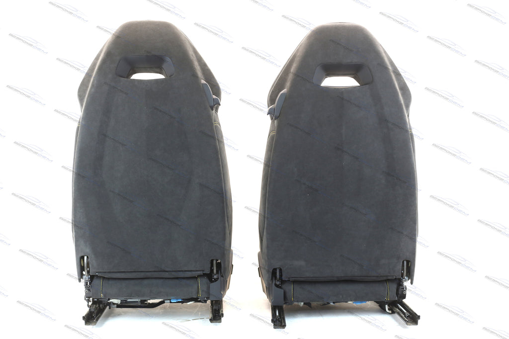 LAMBORGHINI HURACAN PERFORMANTE COMFORT SEATS IN BLACK-YELLOW