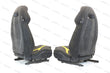 Load image into Gallery viewer, LAMBORGHINI HURACAN PERFORMANTE COMFORT SEATS IN BLACK-YELLOW