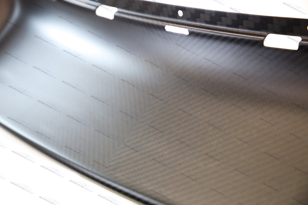 MCLAREN 675LT FRONT CARBON FIBRE BUMPER SPLITTER 11A9555RP