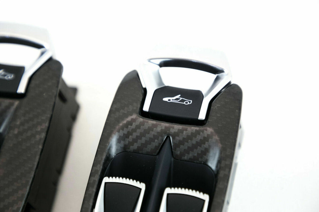 MCLAREN 720S/ 750S/ 765LT MATTE CARBON WINDOW DOOR SWITCHES 14M0140CP/14M0133CP