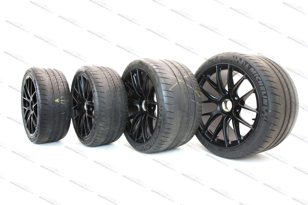 PORSCHE 991.2 GT2-RS WEISSACH MAGNESIUM WHEELS PACKAGE - BLACK