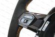 Load image into Gallery viewer, LAMBORGHINI HURACAN PERFORMANTE ALCANTARA STEERING WHEEL (WITH CRUISE CONTROL) - ORANGE  4T0419091BB