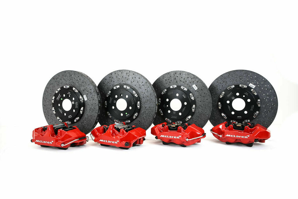 MCLAREN 600LT CARBON CERAMIC BRAKE KIT - RED 14CA139CP /14CA140CP