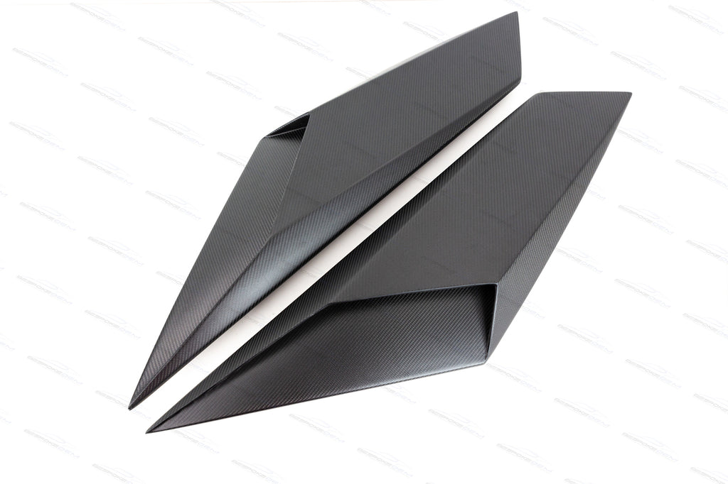 LAMBORGHINI AVENTADOR LP750-4 SV STYLE SATIN CARBON REAR AIR INTAKE SET