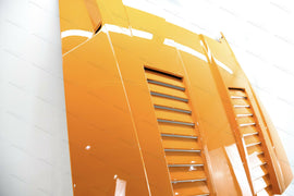 LAMBORGHINI GALLARDO LP560 SPYDER REAR ENGINE BONNET COVER 407827023