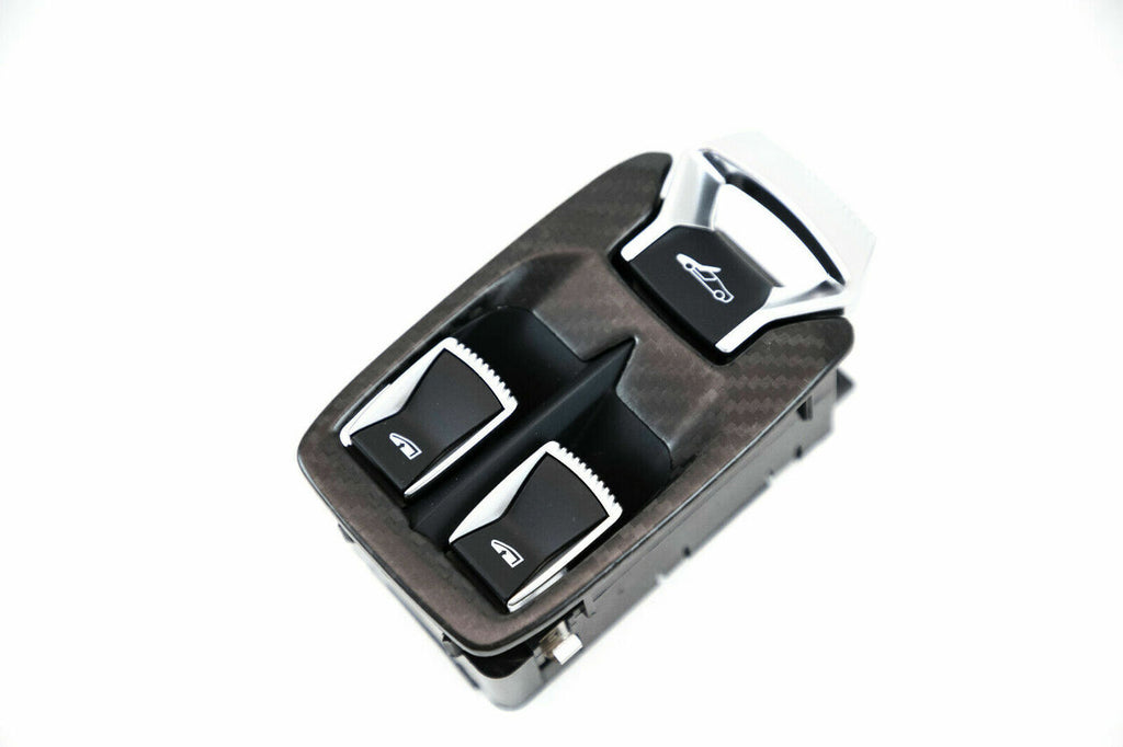 MCLAREN 720S/ 750S/ 765LT MATTE CARBON WINDOW DOOR SWITCHES 14M0140CP/14M0133CP