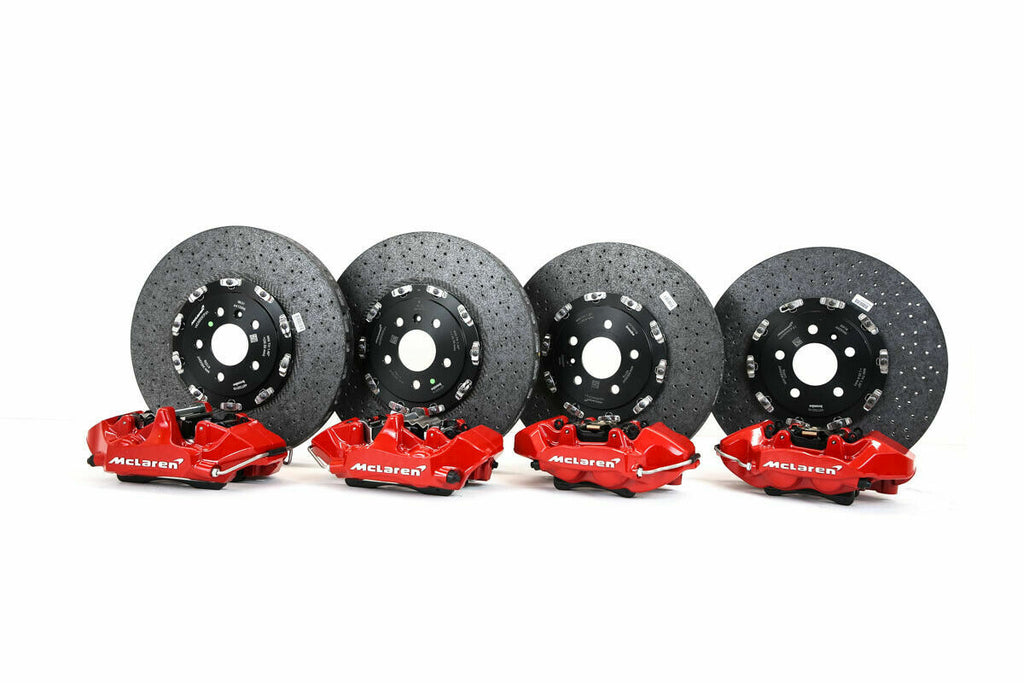 MCLAREN 600LT CARBON CERAMIC BRAKE KIT - RED 14CA139CP /14CA140CP