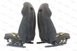 Load image into Gallery viewer, LAMBORGHINI HURACAN PERFORMANTE COMFORT SEATS IN BLACK-YELLOW