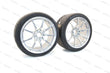 Load image into Gallery viewer, MCLAREN SENNA ALLOY SILVER WHEELS SET WITH PIRELLI TROFEO TYRES