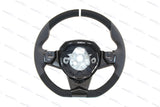 LAMBORGHINI AVENTADOR SVJ ALCANTARA/ LEATHER STEERING WHEEL - BLACK/ WHITE/ GOLD 470419091B