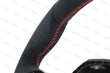 Load image into Gallery viewer, LAMBORGHINI AVENTADOR SVJ ALCANTARA STEERING WHEEL - BLACK/ RED 470419091R
