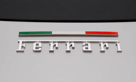 FERRARI 488 PISTA ITALIAN REAR FLAG LOGO-EMBLEM