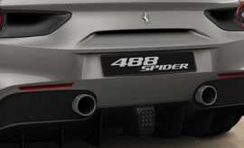 FERRARI 488 GTB TITANIUM TAILPIPES