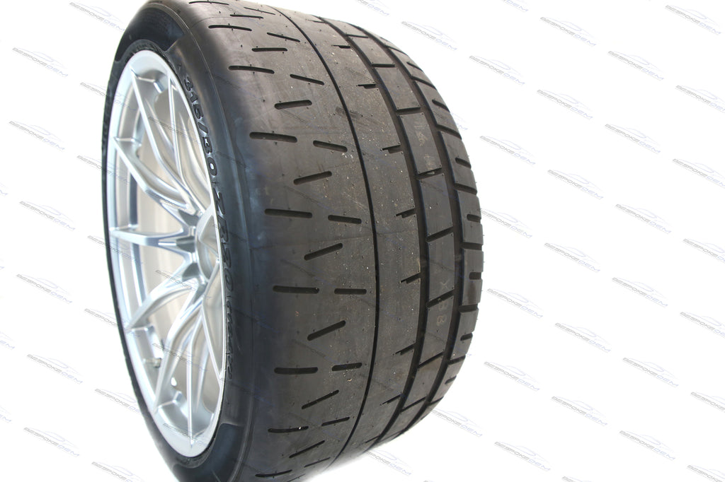 MCLAREN SENNA ALLOY SILVER WHEELS SET WITH PIRELLI TROFEO TYRES