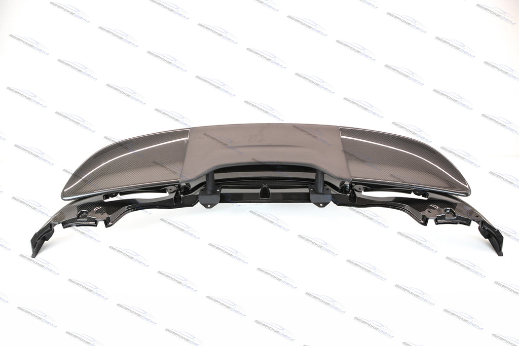 MCLAREN 600LT MSO CARBON FIBRE REAR SPOILER COMPLETE KIT 13AB729RP