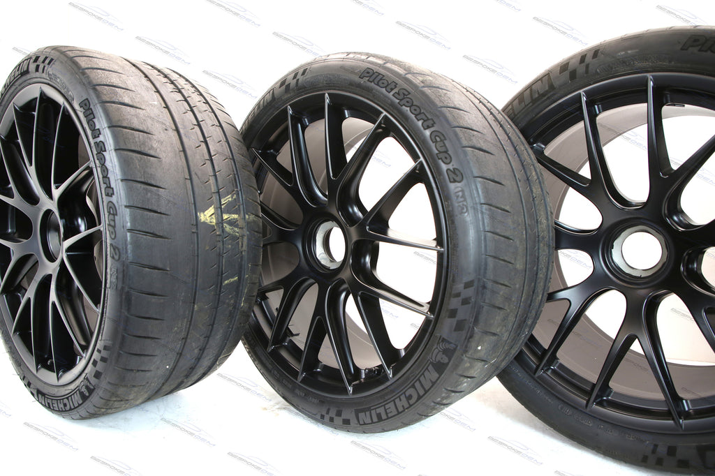 PORSCHE 991.2 GT2-RS WEISSACH MAGNESIUM WHEELS PACKAGE - BLACK