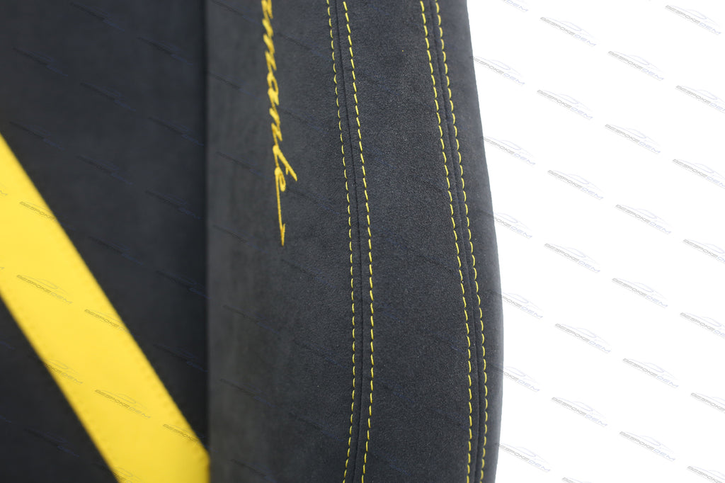 LAMBORGHINI HURACAN PERFORMANTE COMFORT SEATS IN BLACK-YELLOW