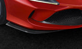 FERRARI F8 CARBON FIBRE FRONT AERODYNAMIC APPENDAGES
