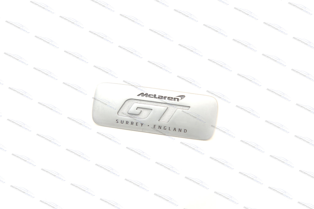 MCLAREN GT CENTRE CONSOLE PLAQUE