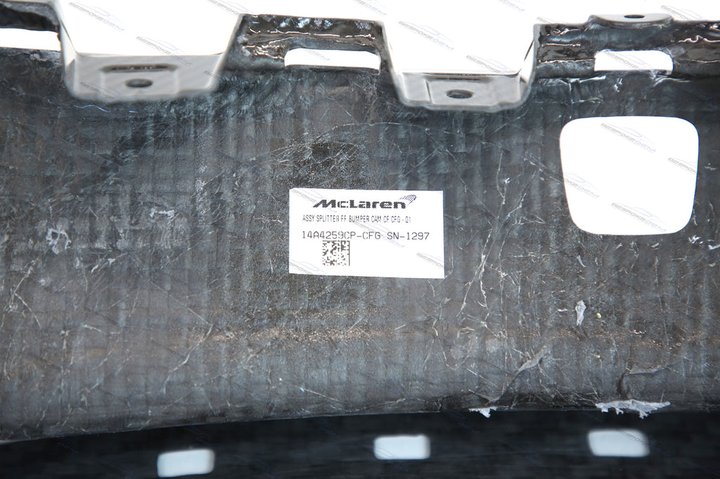 MCLAREN 720S MSO FRONT CARBON FIBRE SPLITTER 14A4259CP (CAMERA OPTION)