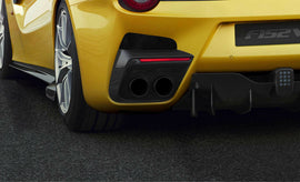 FERRARI F12 CERAMIC COATED TAILPIPES - BLACK