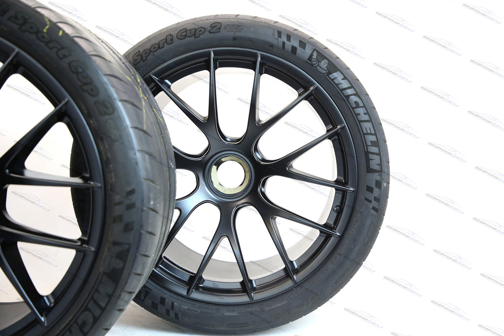 PORSCHE 991.2 GT2-RS WEISSACH MAGNESIUM WHEELS PACKAGE - BLACK
