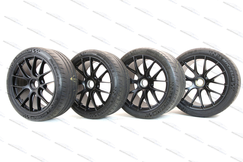 PORSCHE 991.2 GT2-RS WEISSACH MAGNESIUM WHEELS PACKAGE - BLACK