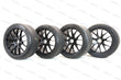 Load image into Gallery viewer, PORSCHE 991.2 GT2-RS WEISSACH MAGNESIUM WHEELS PACKAGE - BLACK